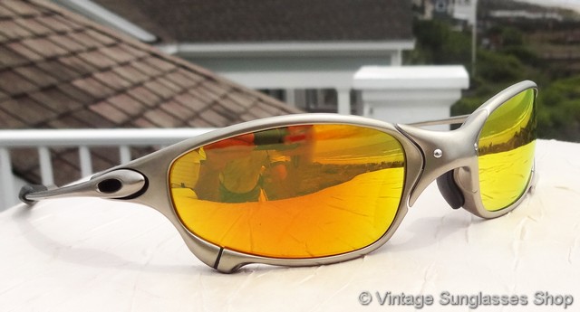 Oakley Juliet X Metal Plasma Fire Iridium Sunglasses